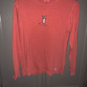 Dark orange long sleeved T-shirt from life is good